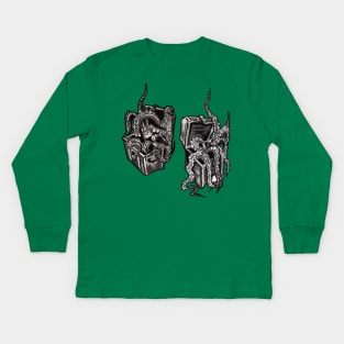 Tentacles in Treasure Chests Kids Long Sleeve T-Shirt